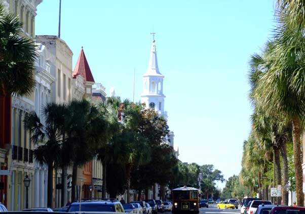 St. Michaels Church downtown Charleston